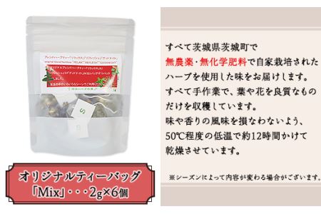 092涸沼ハーブの里特製オリジナルブレンドティーバッグ5種セット