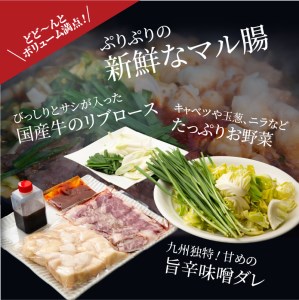 ぶどうの樹　もつ鍋　てっちゃん風　国産牛ロース付き【2～4人前】_KG0104