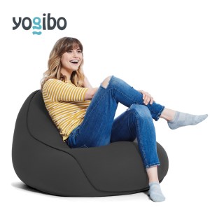 ビーズクッション Yogibo Lounger (ヨギボー ラウンジャー) ダークグレー [M350-1DG]