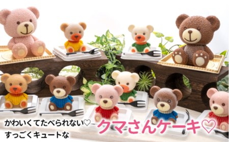 ケーキ こぐま Cake 5個 セット スイーツ 立体ケーキ チョコ いちご キャラメル ホワイトチョコ かわいい 贈答用 洋菓子 ケーキ ケーキ ケーキ