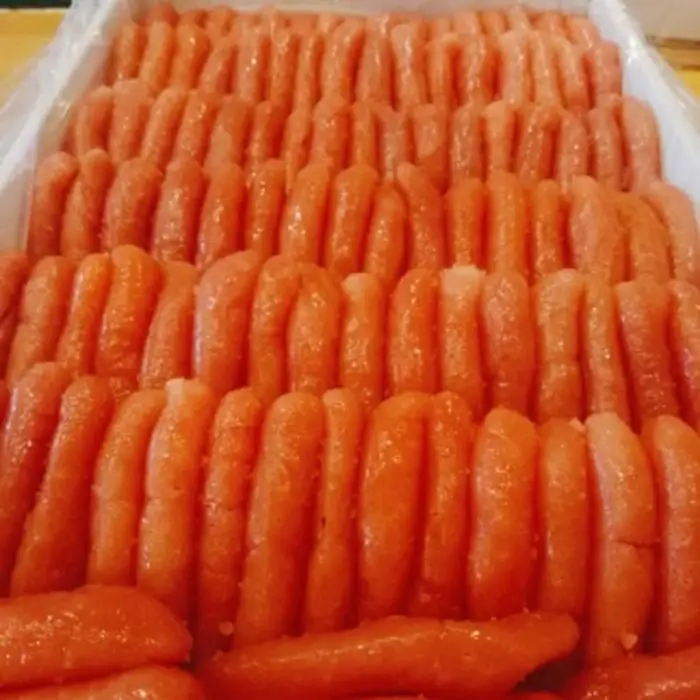 【博多 老舗料理屋仕立て】はかた遊膳 昆布漬け辛子明太子 550ｇ（7～8本） | 福岡県 福岡市 福岡 九州 返礼品 お取り寄せグルメ 取り寄せ グルメ 食品 お取り寄せ 明太子 めんたいこ めんたい 明太 ご飯のお供 ご飯のおとも ごはんのお供