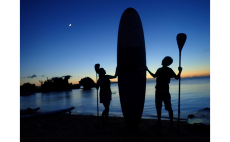 【ハレタオーシャンサポート】大人気ツアー【サンセットSUP】2名様
