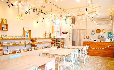 【ブレスレット＆ピアス】Sサイズ｜サンゴとシーグラスのアクセサリーセット