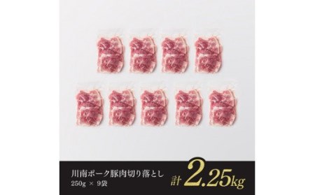 川南ポーク豚肉切り落とし2.25kg（250g×9袋） 【 豚肉 豚 肉 切落し 九州産 国産 宮崎県産 切り落し 】