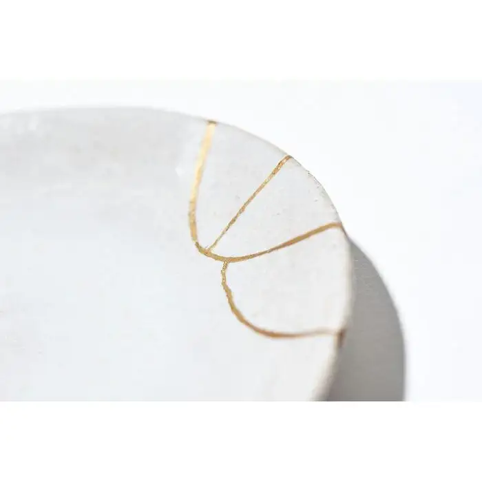 【堤淺吉漆店】天然漆と純金粉を使った本格金継ぎ体験キット 「金継ぎコフレ」（動画解説付）（手袋サイズＭ）