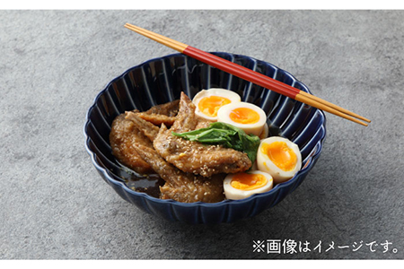 【美濃焼】ぎやまん陶 7寸鉢 茄子紺ブルー【カネコ小兵製陶所】【TOKI MINOYAKI返礼品】 食器 ボウル 鉢 どんぶり 丼 丼ぶり サラダボウル スープボウル 麺鉢 ラーメン うどん デザート 20cm ぎやまん レンジ対応 送料無料  [MBD110]