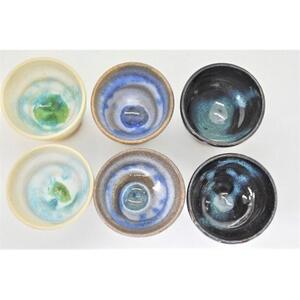 ヨロン島の素材を活かした　あーどぅる焼『ぐいのみ6個セット』