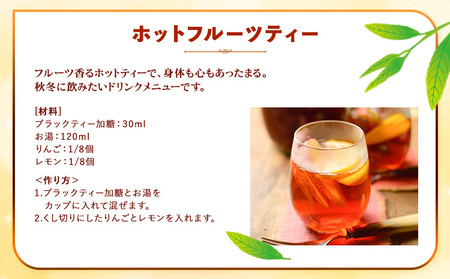 希釈紅茶飲料 GSブラックティー 加糖 500ml×12本《90日以内に出荷予定(土日祝除く)》和歌山県 紀の川市 飲料 紅茶 5倍希釈 株式会社ジーエスフード ミルクティー アイスティー