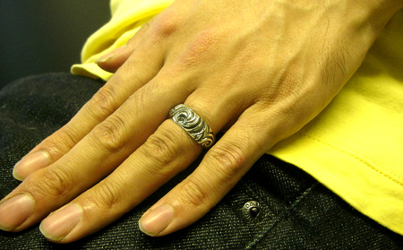 swirl ring スワール リング｜ 指輪 シルバー アクセサリー 渦 砂漠 砂 モチーフ 925 ハンドメイド 選べる サイズ ジュエリー アクセ ファッション 人気 シンプル ギフト プレゼント 年末年始 お中元 お歳暮 内祝い 快気祝い