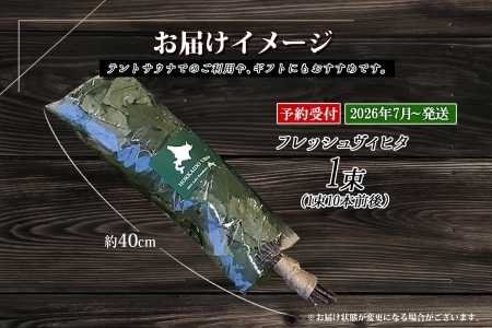 2026年 7月以降順次発送 1510. フレッシュ 白樺 ヴィヒタ 1束 北海道 白樺 ヴィヒタ アロマ ウィスク インテリア サウナグッズ サウナ テントサウナ 北海道 弟子屈町 10000円