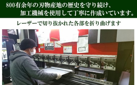D30-12 刃物屋が造ったバーベキュー鉄板＆焼網