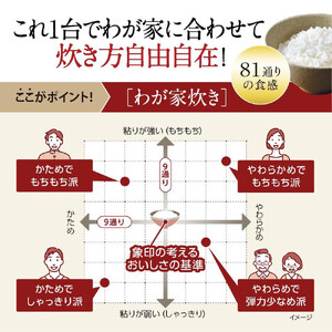象印 圧力IH炊飯ジャー 1升炊き ( 炊飯器 ) NWWB18-BZ スレートブラック