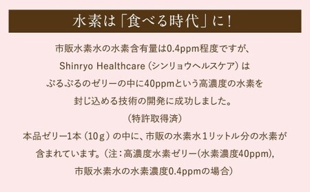 高濃度水素ゼリー ／ 高濃度水素ゼリーS 2種類 セット 各31本入り 合計2箱（62本） 1本10g 美容 水素 ゼリー スティックタイプ コラーゲン エラスチン ローズヒップ ライチ 健康食品 特許取得 福岡県 北九州市