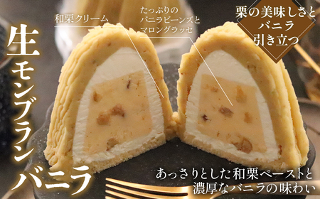 生モンブラン3種　4個入　1箱 グルテンフリー [No.488]