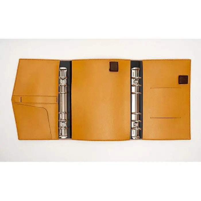 【職人手作り】コンパクトで機能的　ダブルリングバインダー　バイブル　システム手帳　日本製　BIBLE