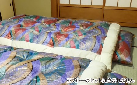 浅井ふとん店】昭和レトロなコットン掛・敷布団セット/シングル