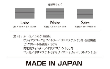 N95級ウイルス捕集率マスク！さらにメガネが曇りにくい！W高機能マスク「くもらんざ」×「ナノマスク」 選べる10色！ Sサイズ 1枚【ブラック】 [A-9858_03]