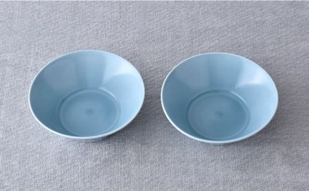 【波佐見焼】高台小鉢 ブルー 2個セット 食器 皿 【舘山堂】 [RC33]  波佐見焼