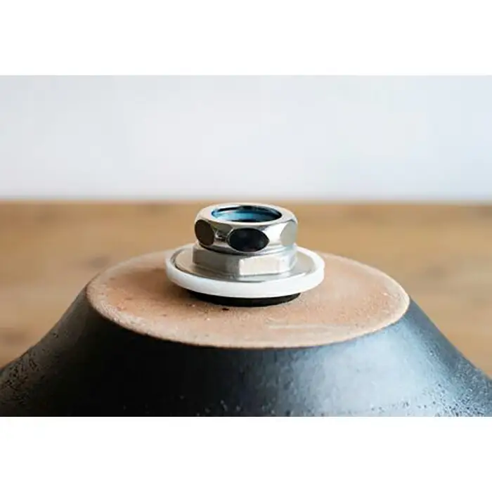 【信楽焼・明山】仲良しふくろう丸型手洗鉢(φ30cm)　washbowl-08