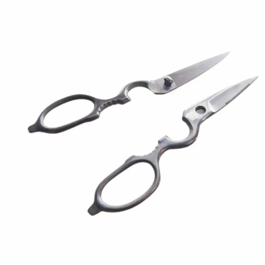 黒染め キッチン鋏 KS-1 キッチン用品 キャンプ用品 アウトドア用品 調理器具 キッチングッズ 万能キッチンハサミ [剣謙心] 【021S008】