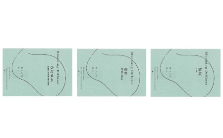 ＜暮らしの香り＞ ブルーミングディフューザー リフィル3本分セット（容器なし）人気3香種（ひだまり/苔寺/紅茶）