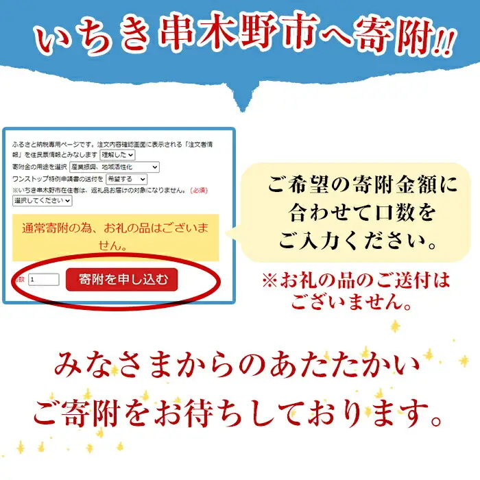 返礼品無し寄附（1,000円分）【Z-001】