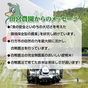 L-6 アイガモと一緒に育てたお米「愛鴨米・白米」3kg