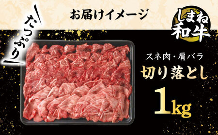 和牛 全国初の2冠達成！【しまね和牛】スネ肉・肩バラの切り落とし 1kg 島根県松江市/フジキコーポレーション株式会社 [ALDS003] 和牛 和牛