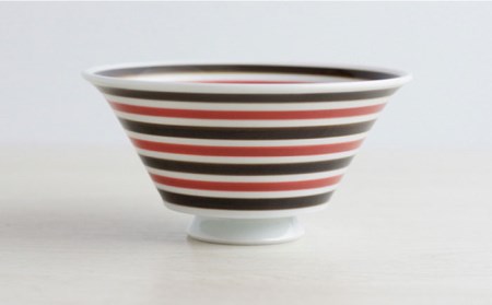【波佐見焼】カラーボーダー おしゃれDON どんぶり 2色セット 食器 皿 【Cheer house】 [AC128] 波佐見焼