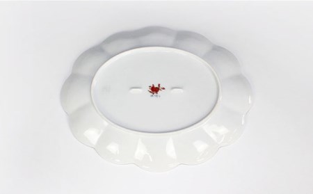 【波佐見焼】林九郎窯 金彩間取菊紋 楕円皿 小皿 4点セット 食器 皿 【石丸陶芸】 [LB81]  波佐見焼