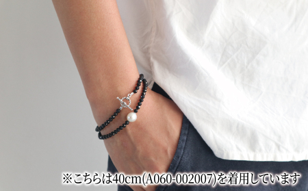 パール 2WAY チョーカー ブレスレット オニキス 45cm 暁工房 ネックレス 真珠 アクセサリー アコヤ真珠 本真珠 ファッション カジュアル 冠婚葬祭 慶事 結婚式 卒業式 入学式 お祝い ギフト 贈り物 人気 特産品 国産 愛媛 宇和島 A060-002009