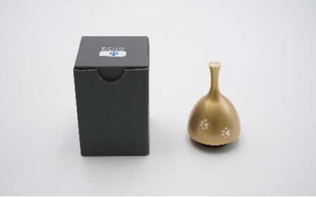 【高岡銅器】エコー 螺鈿肉球 金色 民芸品 芸品 雑貨 インテリア 足跡 ネコ 犬 おりん 余韻 高岡螺鈿 伝統工芸士  FAD-0961