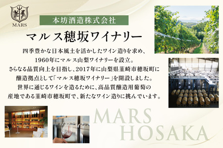 ワイン 定期便 12回 赤 白 毎月 飲み比べ ソムリエ セレクト 本坊酒造 マルス穂坂ワイナリー 山梨県 韮崎市 [20743307]