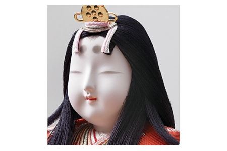 江戸木目込 雛人形 五段15人飾りセット_0062-003-T03
