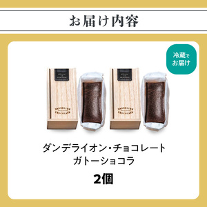 【ダンデライオン・チョコレート】ガトーショコラ（2個）_0078-002-T03
