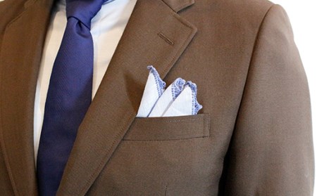 POCKET HANDKERCHIEF STOPPER [KLG-1001](カラー：ダークブラウン)_0134-001-T04-2