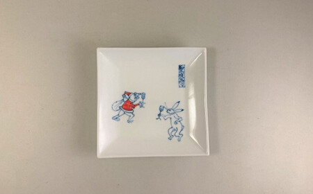 瑞峯窯 有田焼 クリスマス鳥獣戯画 ”チアーズ” マグカップ＆プレート 原重製陶所 30000円 3万円 A30-744