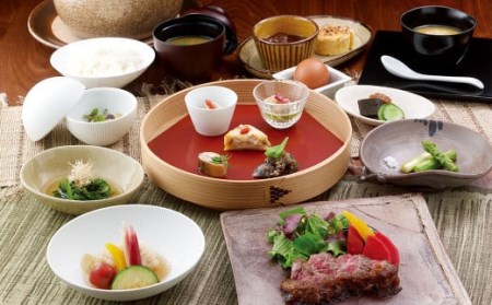 御料理 茅乃舎 葉(よう)コース 2名様分 お食事券 チケット