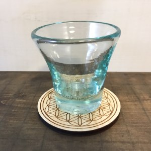 フラワーオブライフ　パワープレート　2枚入り×2　三重県産　ひのき製／KOSHIKARI　ふるさと納税　インテリア　大紀ブランド　三重県　大紀町