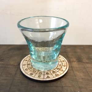 ヲシテ文字　フトマニ図　パワープレート　2枚入り×2　三重県産　ひのき製／KOSHIKARI　ふるさと納税　インテリア　大紀ブランド　三重県　大紀町