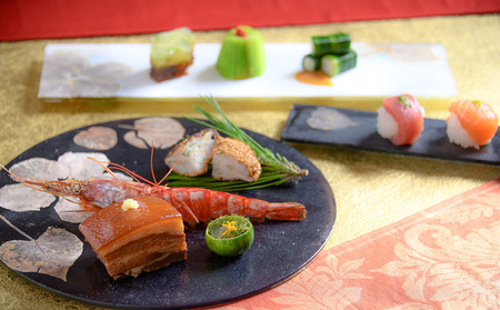 【つづるガラスアート】ゆうなの花－SUMI－「3点セット」 