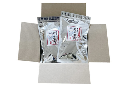 【定期便】訳あり 徳用無選別たこせん2kg 隔月3ヶ月定期便　せんべい おつまみ 海鮮 乾物 和菓子 H011-153