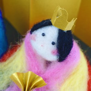 ひなまつり [ふわふわ癒しのお雛様] 手作り羊毛キット・親子で作れる動画付き【0458】