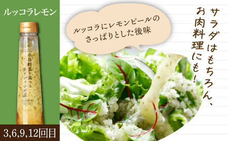 【全12回定期便】糸島野菜を食べる生ドレッシング 3本 × 3種 詰め合わせ セット （ 人参 / 玉葱 / ルッコラレモン ） 糸島市 / 糸島正キ [AQA034]