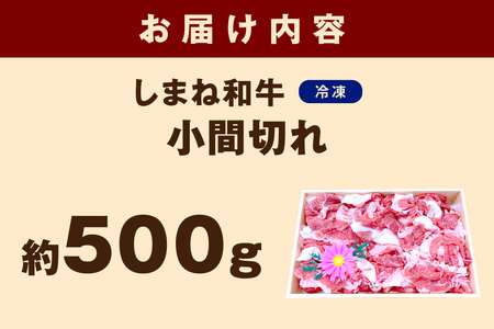 神話の国島根が誇る逸品 しまね和牛 小間切れ 肉 牛肉 和牛 国産牛 黒毛和牛 【057_1313】