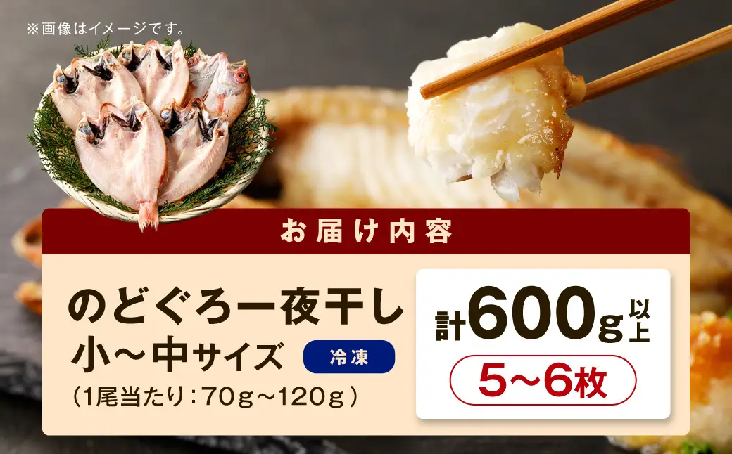 のどぐろ専門店シーライフ のどぐろ一夜干し5～6枚で計600g「お手ごろセット」 アカムツ 魚 干物 干もの 一夜干し 手頃 小分け 産地直送 のどぐろ 人気 贈り物 贈答 ギフト プレゼント 【005_0114】