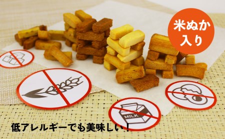 グルテンフリー 無添加 お米由来のライスブランビスコッティ 4種×4袋 計16袋セット ビスケッティ ビスケット クッキー 焼き菓子 菓子 お菓子 スイーツ 洋菓子 贈答 贈り物 ご褒美 詰め合わせ セット 味比べ 食べ比べ シェア 宮崎県 高千穂町 _Tk015-051