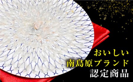 長崎県産 とらふぐ刺身4人前 / ふぐ フグ 河豚 トラフグ ふぐ刺し / 南島原市 / 大和庵 [SCJ001]