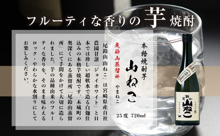 焼酎尾鈴山(山猿・山翡翠・山ねこ) 各720ml 飲み比べセット_K41_0001_4