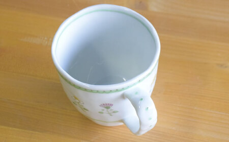 【波佐見焼】はなごよみ マグカップ グリーン・黄色 ペアセット 食器 皿 【藍水】 [GB35]  波佐見焼